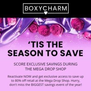 boxycharm mega drop shop november 2021 open now coupon 1