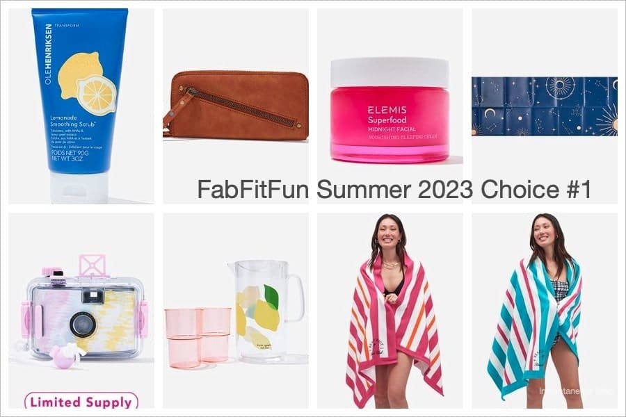 FabFitFun Summer 2023 Choice 1