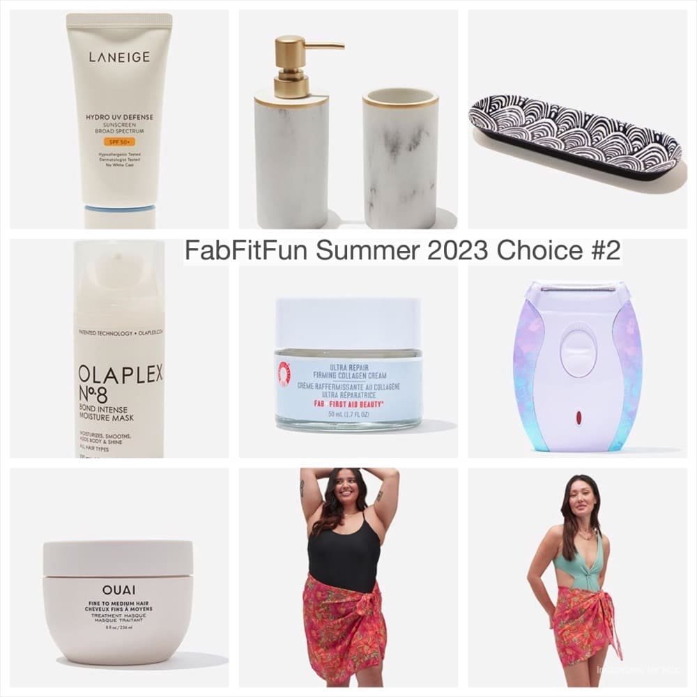 FabFitFun Summer 2023 Choices 2